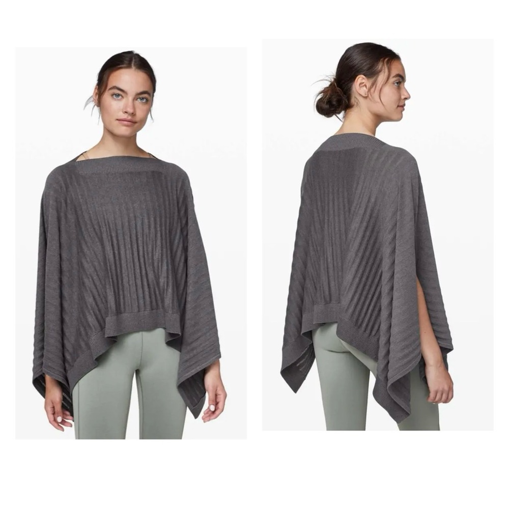 Lululemon Forward Flow Knit Poncho OS